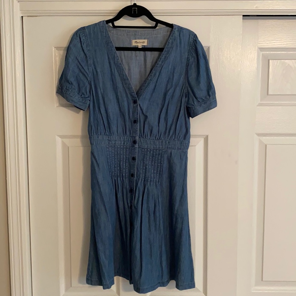 Madewell Chambray Mini Dress
